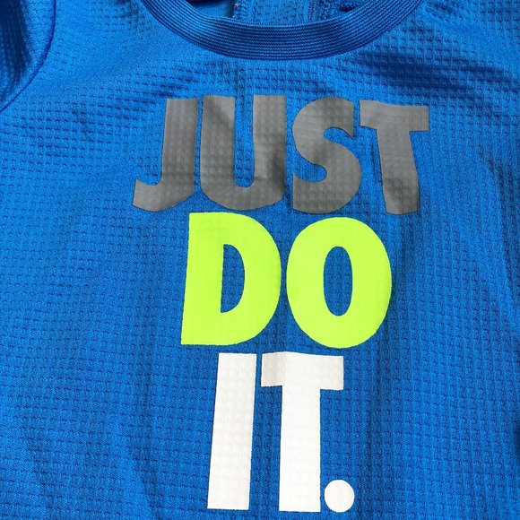 Nike dri-fit long-sleeve blue shirt - Picture 2 of 5